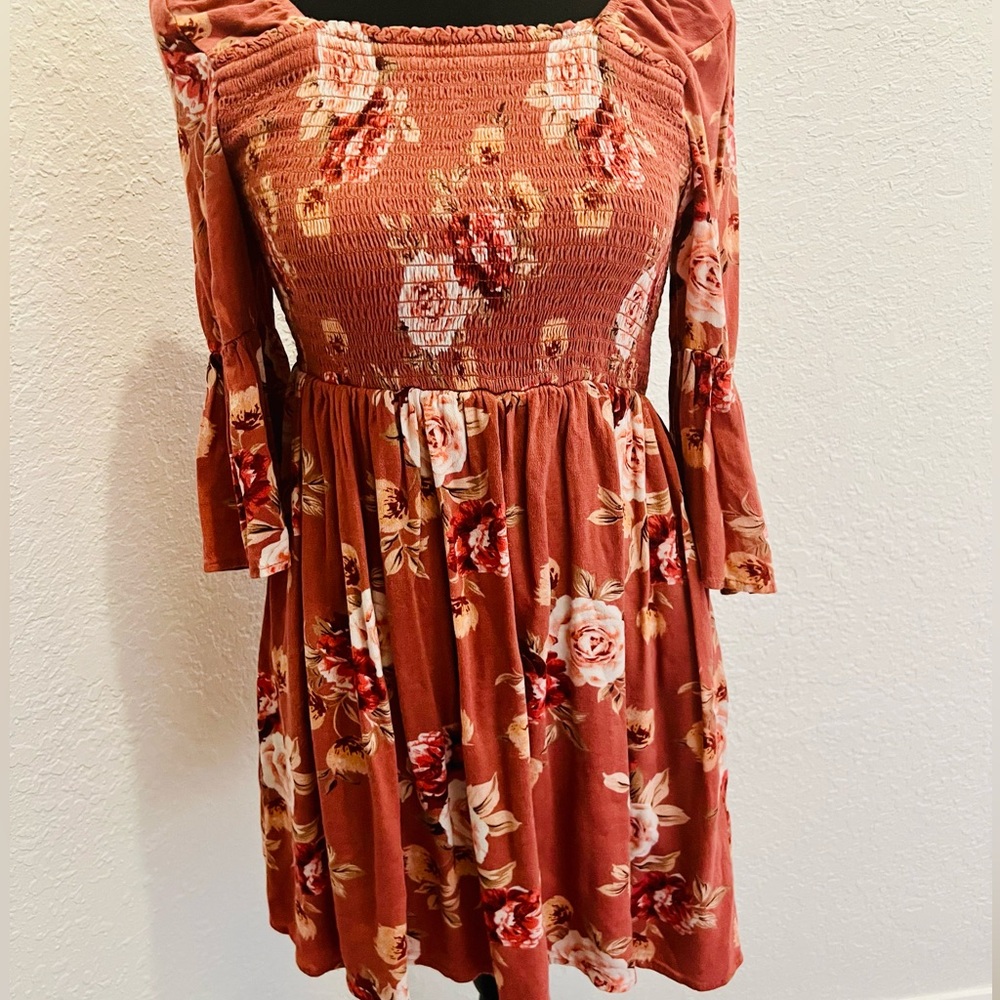 Cute, floral, baby doll dress